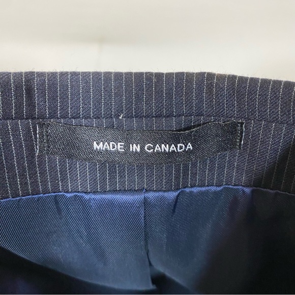 Calvin Klein Pinstripe Wool Blazer Sports Jacket Suit Jacket 40R Men’s N… - Picture 9 of 13